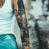 Hipster male chilling